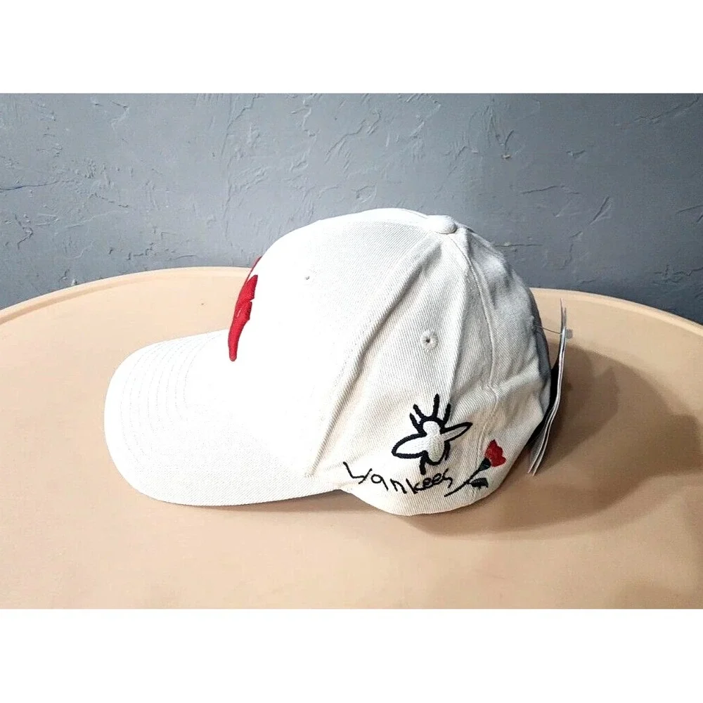 New York Yankees Rose Thorn‎ Clean Up Dad Hat Khaki MLB Adjustable Hat
